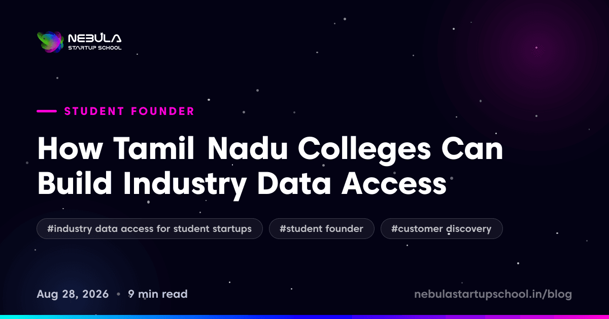 How Tamil Nadu Colleges Can Build Industry Data Access