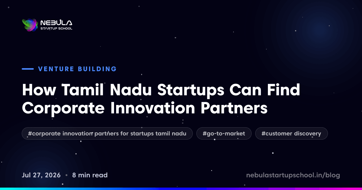How Tamil Nadu Startups Can Find Corporate Innovation Partners