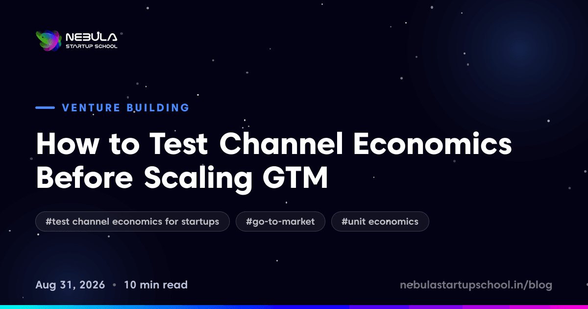 How to Test Channel Economics Before Scaling GTM