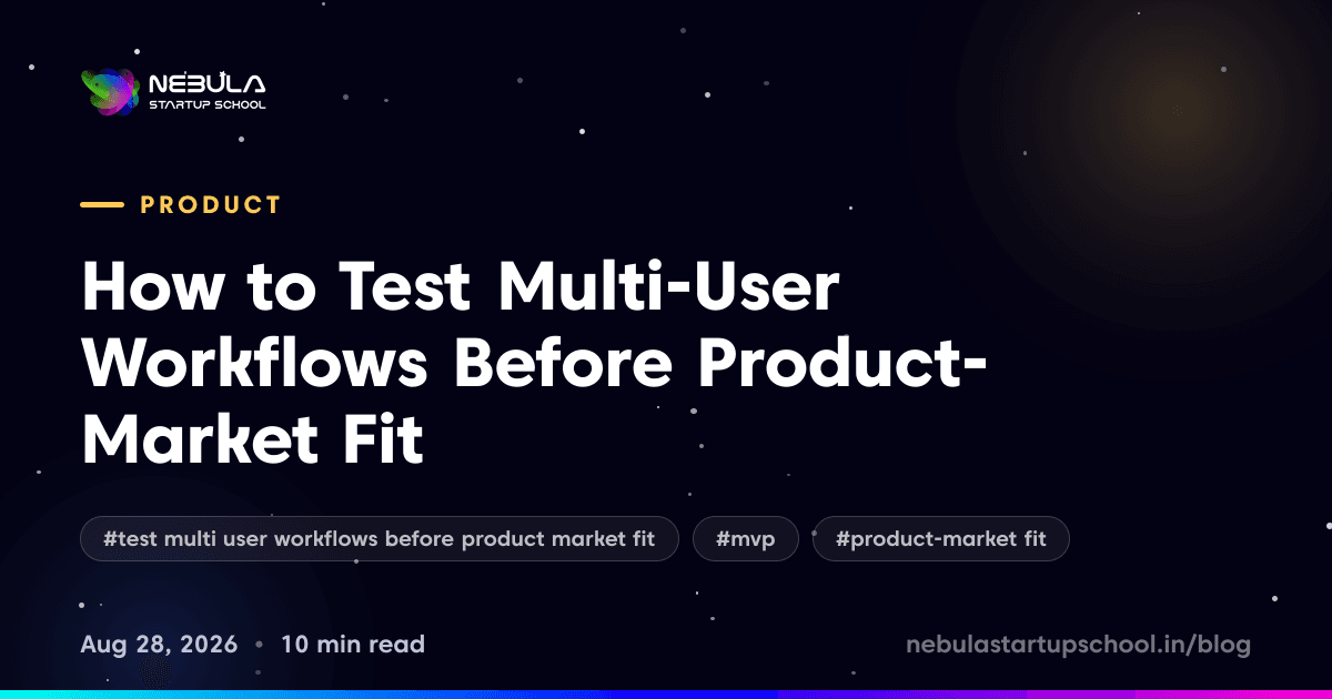 How to Test Multi-User Workflows Before Product-Market Fit