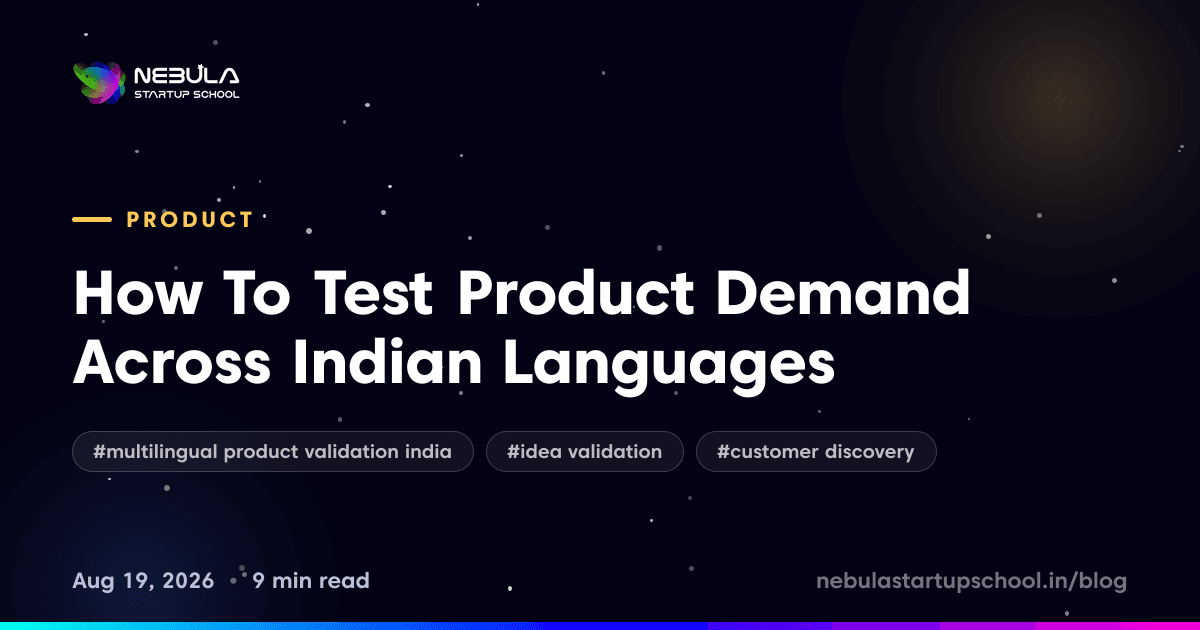 How To Test Product Demand Across Indian Languages