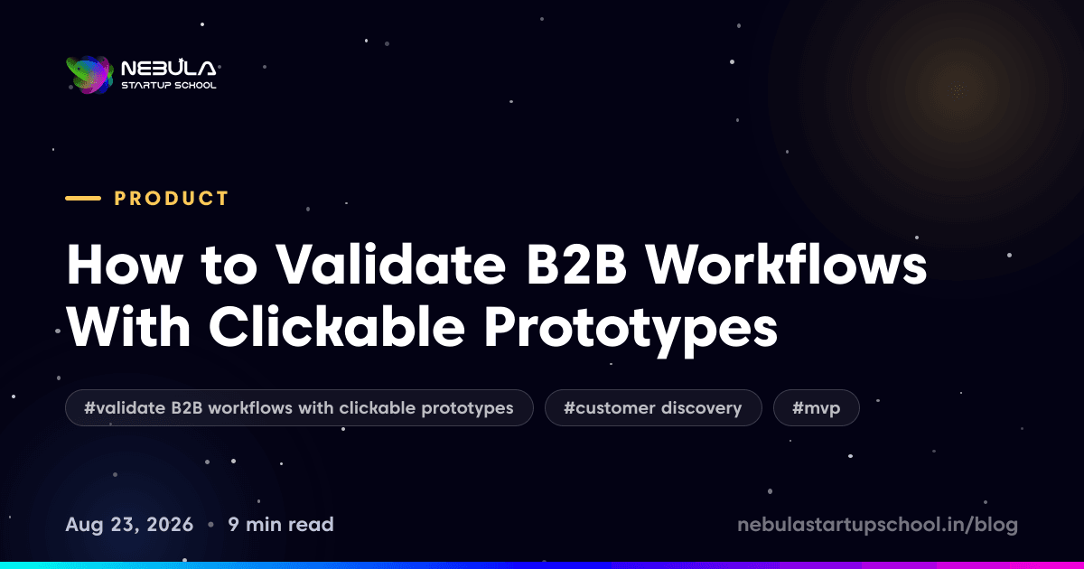 How to Validate B2B Workflows With Clickable Prototypes