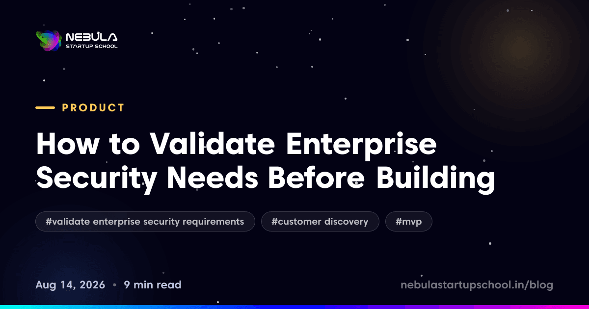 How to Validate Enterprise Security Needs Before Building
