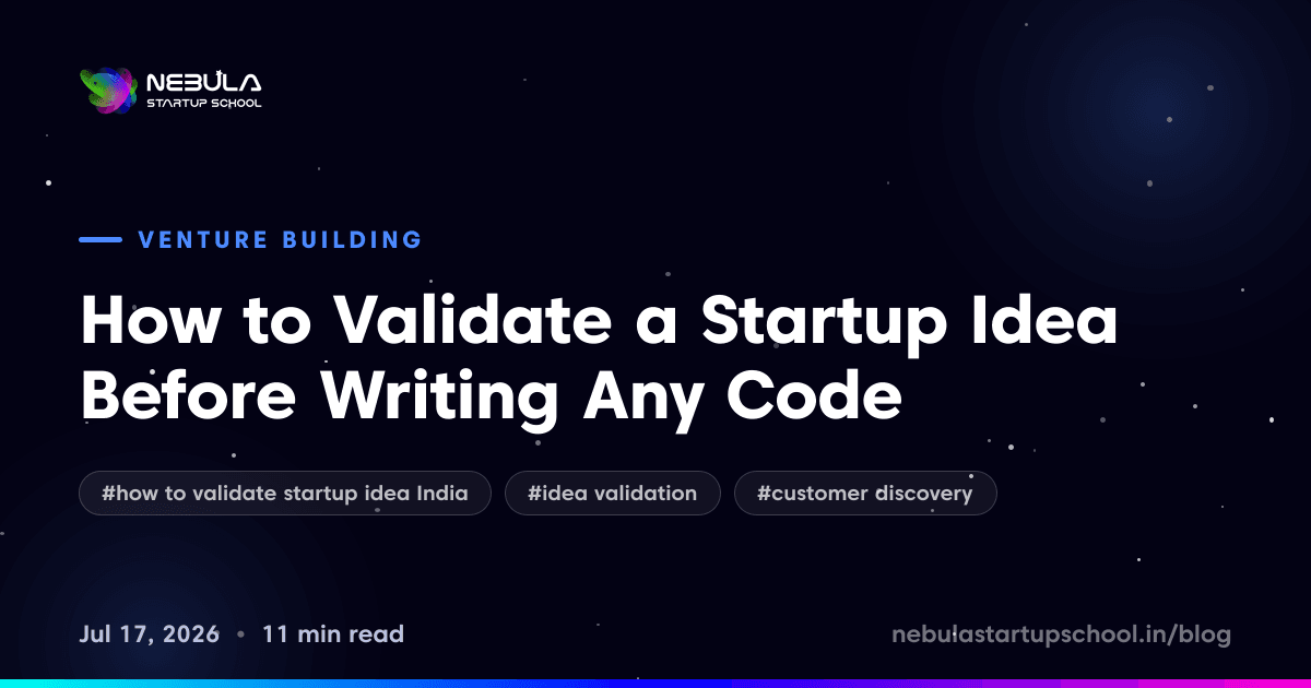 How to Validate a Startup Idea Before Writing Any Code