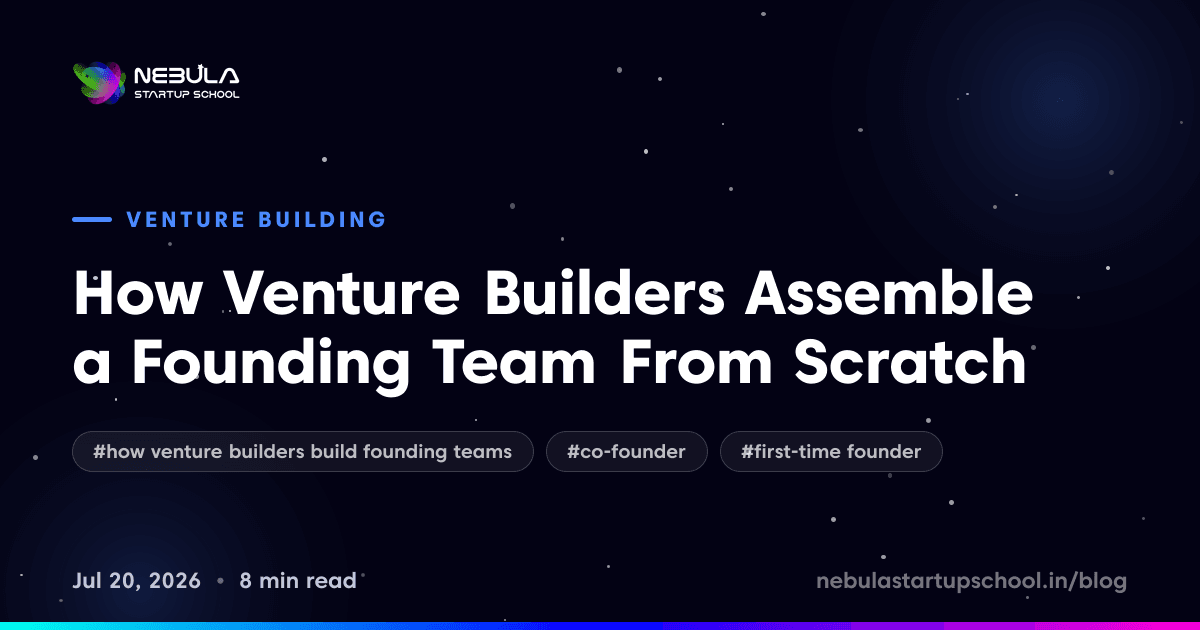 How Venture Builders Assemble a Founding Team From Scratch
