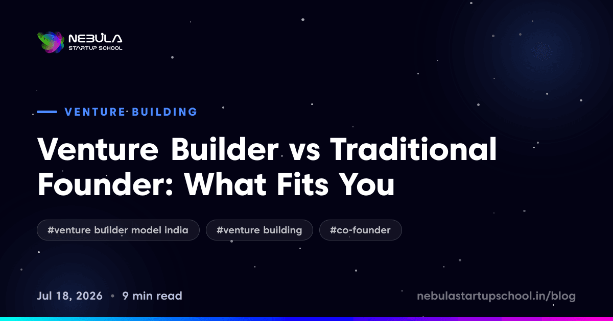 Venture Builder vs Traditional Founder: What Fits You
