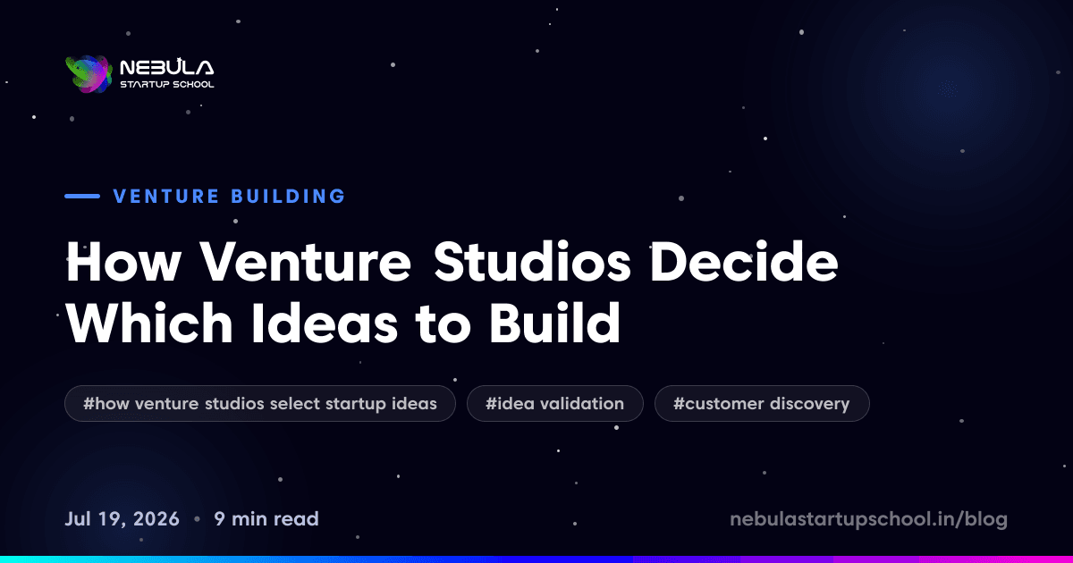 How Venture Studios Decide Which Ideas to Build