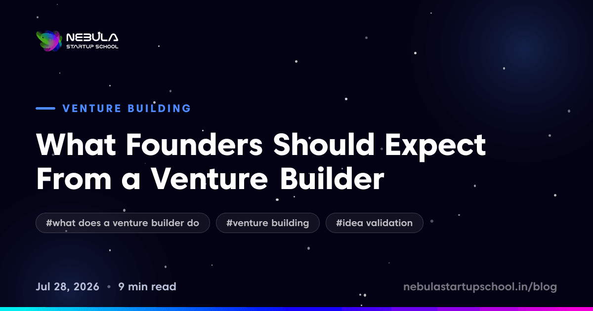What Founders Should Expect From a Venture Builder