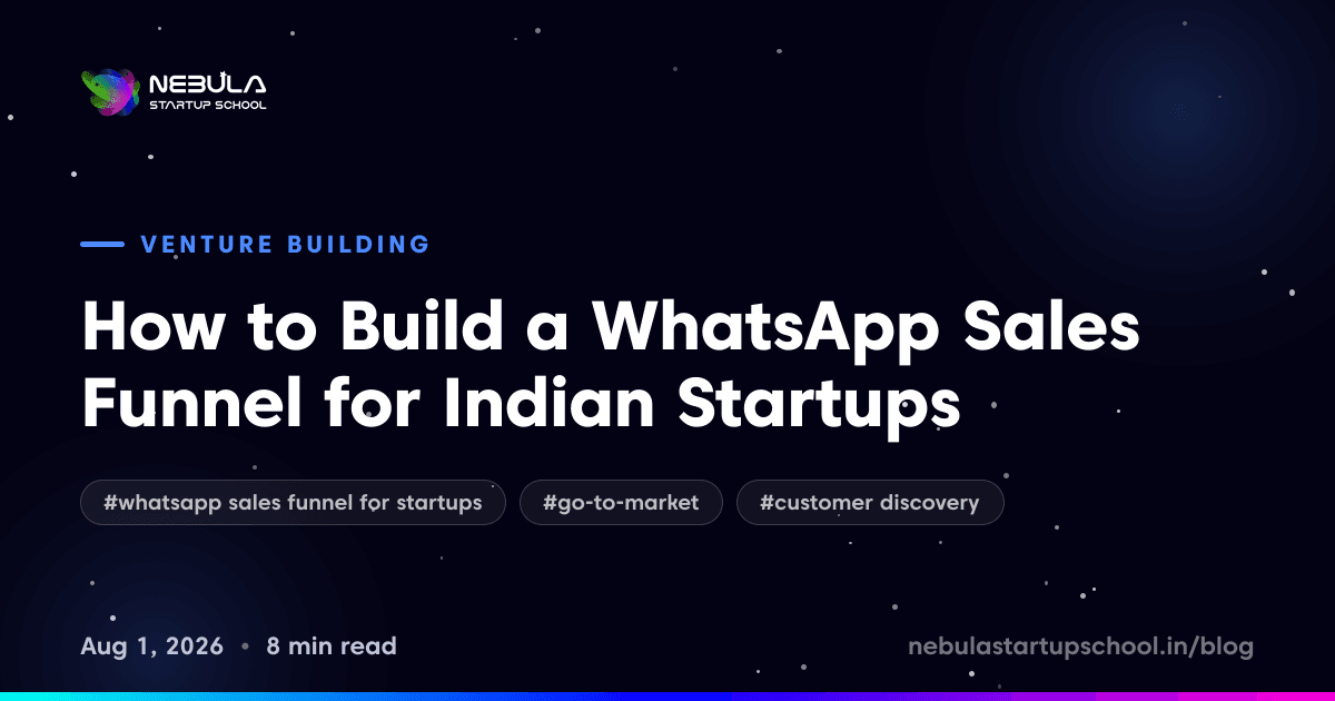 How to Build a WhatsApp Sales Funnel for Indian Startups