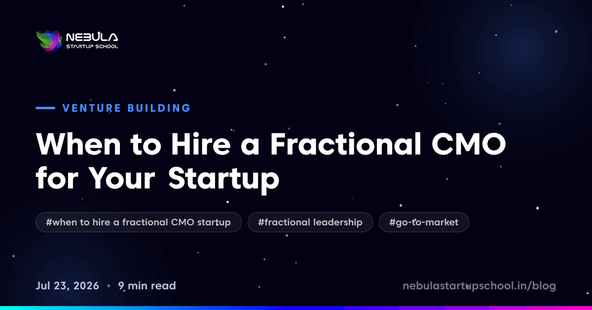 When to Hire a Fractional CMO for Your Startup