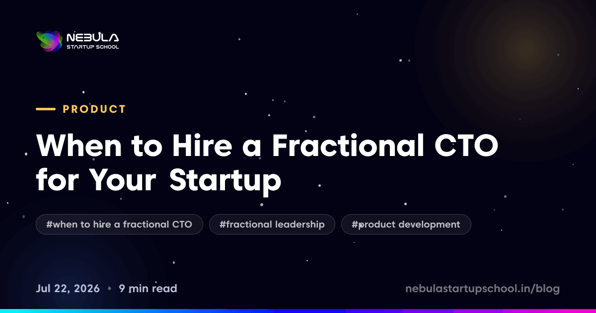 When to Hire a Fractional CTO for Your Startup